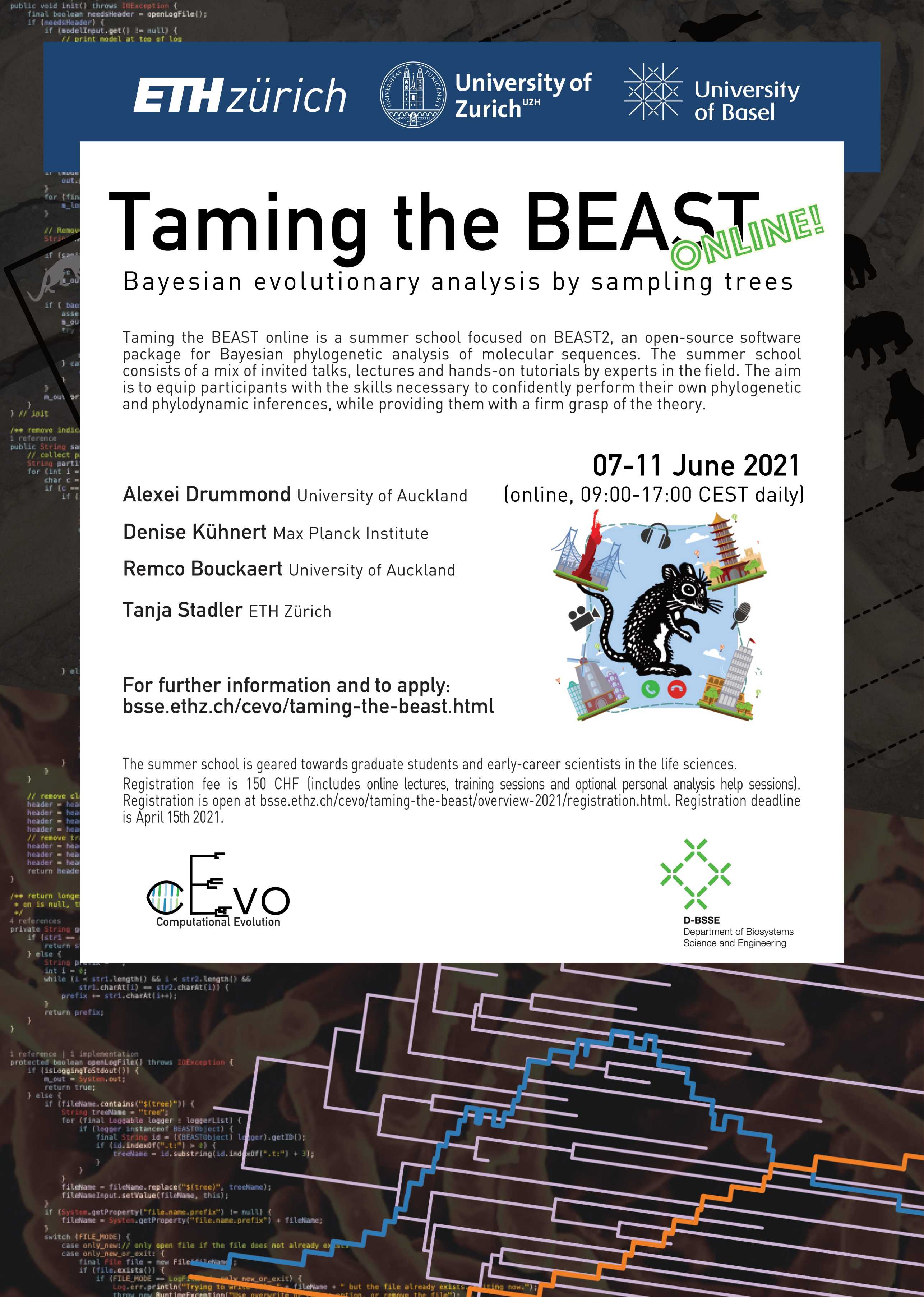 Taming the BEAST Online Flyer