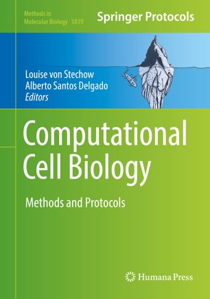 Enlarged view: Book cover of Methods in Molecular Biology, volume on Computational Cell Biology