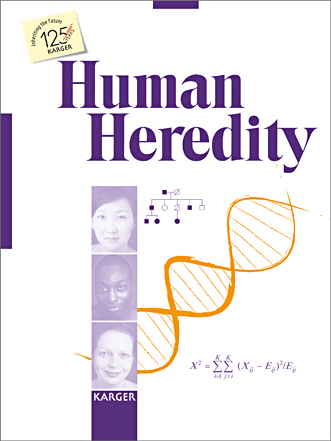 Enlarged view: Logo of Human Heredity journal